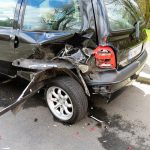 accident voiture dégâts choc arrière Twingo